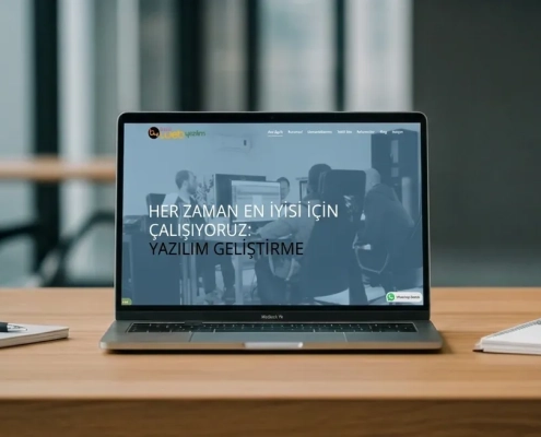 Web sitesi fiyatları 2026 – dizüstü bilgisayarda kurumsal web sitesi tasarımı